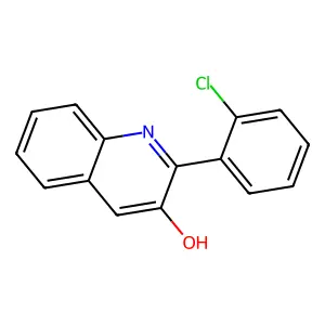 2-(2-Chlorophenyl)quinolin-3-ol structure
