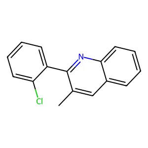 2-(2-Chlorophenyl)-3-methylquinoline structure