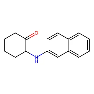 2-(Naphthalen-2-ylamino)cyclohexanone structure