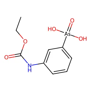 {3-[(Ethoxycarbonyl)amino]phenyl}arsonic acid structure