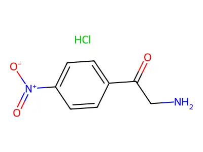 2-Amino-1-(4-nitrophenyl)ethanone structure