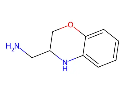 (3,4-Dihydro-2H-benzo[b][1,4]oxazin-3-yl)methanamine structure