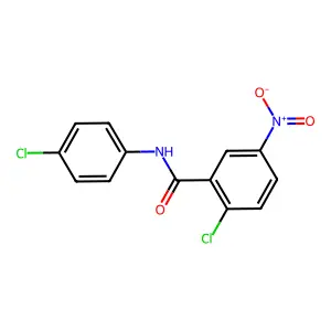 2-chloro-N-(4-chlorophenyl)-5-nitrobenzamide structure