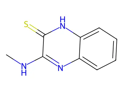 3-Quinoxalinethiol, 2-amino-N-methyl- structure