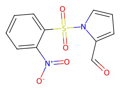 1-[(2-Nitrophenyl)sulfonyl]-1H-pyrrole-2-carbaldehyde structure