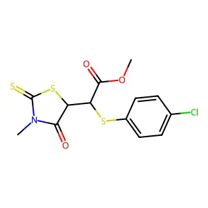 5-Thiazolidineacetic acid, methyl ester structure