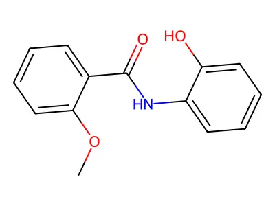 N-(2-hydroxyphenyl)-2-methoxybenzamide structure