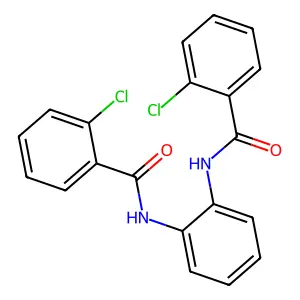 2-Chloro-N-(2-((2-chlorobenzoyl)amino)phenyl)benzamide structure