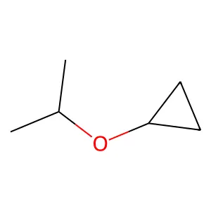 Propan-2-yloxycyclopropane structure