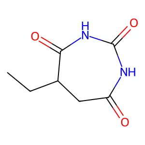 5-Ethyl-1,3-diazepane-2,4,7-trione structure