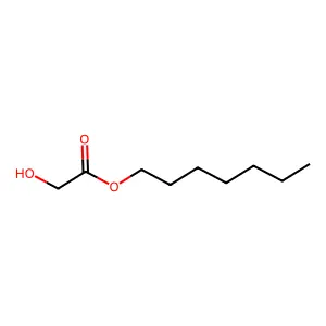 Heptyl glycolate structure