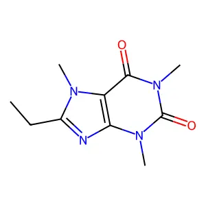 8-Ethyl-1,3,7-trimethyl-3,7-dihydro-1h-purine-2,6-dione structure