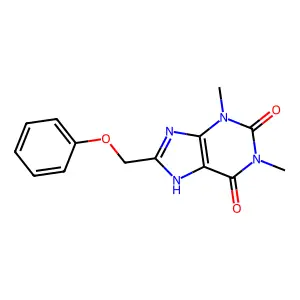 1,3-Dimethyl-8-(phenoxymethyl)-3,7-dihydro-1h-purine-2,6-dione structure