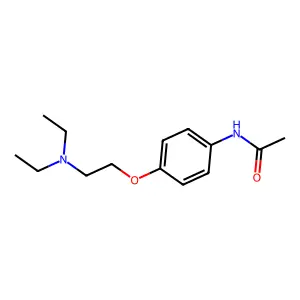 N-[4-(2-Diethylaminoethoxy)phenyl]acetamide structure