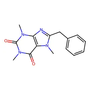 8-Benzylcaffeine structure