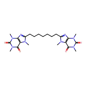 Caffeine,8,8'-heptamethylenedi- (8CI) structure