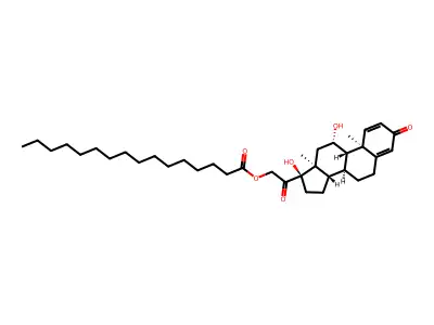 Prednisolone palmitate structure