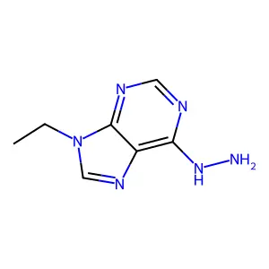 9-Ethyl-6-hydrazinyl-9h-purine structure