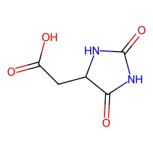 2,5-二氧代-1,3-二唑烷-4-基乙酸 structure