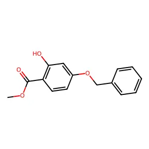 Methyl 4-(benzyloxy)-2-hydroxybenzoate structure
