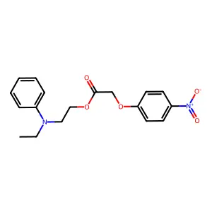 decyl N,N'-diethylcarbamimidothioate structure