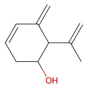 6-Isopropenyl-5-methylene-3-cyclohexen-1-ol structure