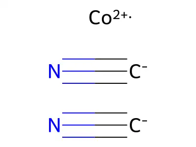 氰化钴 structure