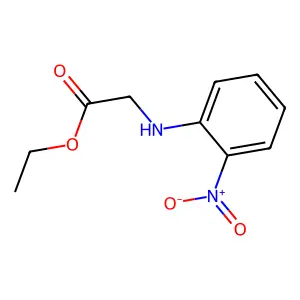 N-(邻硝基苯基)甘氨酸乙酯 structure