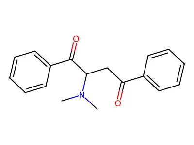 2-(Dimethylamino)-1,4-diphenylbutane-1,4-dione structure