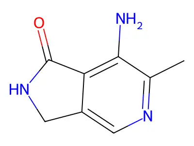 7-Amino-6-methyl-2,3-dihydro-1h-pyrrolo[3,4-c]pyridin-1-one structure