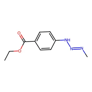 Ethyl 4-(2-methyliminohydrazinyl)benzoate structure