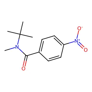 N-tert-Butyl-N-methyl-p-nitrobenzamide structure