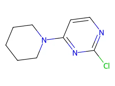 2-Chloro-4-(piperidin-1-yl)pyrimidine structure