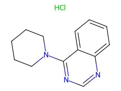 4-Piperidin-1-ylquinazoline hydrochloride structure