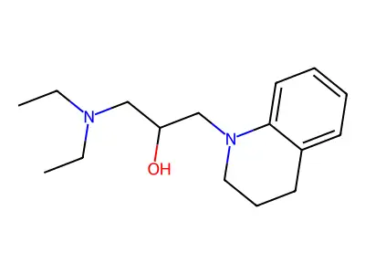 1-(Diethylamino)-3-(3,4-dihydroquinolin-1(2h)-yl)propan-2-ol structure