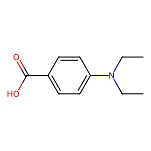 4-(二乙氨基)苯甲酸 structure