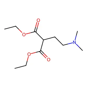 Diethyl (2-dimethylaminoethyl)-malonate structure