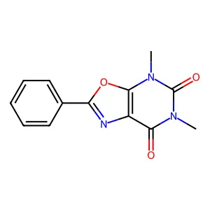 4,6-Dimethyl-2-phenyl[1,3]oxazolo[5,4-d]pyrimidine-5,7(4H,6H)-dione structure