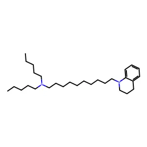 10-(3,4-Dihydroquinolin-1(2h)-yl)-n,n-dipentyldecan-1-amine structure