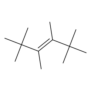 2,2,3,4,5,5-Hexamethylhex-3-ene structure