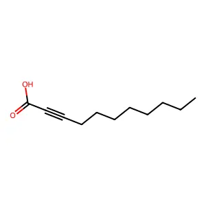 2-十一碳炔酸 structure