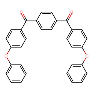 1,4-Phenylene bis((4-phenoxyphenyl)-methanone) structure