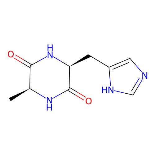 Cyclo(-Ala-His) structure