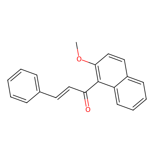 1-(2-Methoxynaphthalen-1-yl)-3-phenylprop-2-en-1-one structure