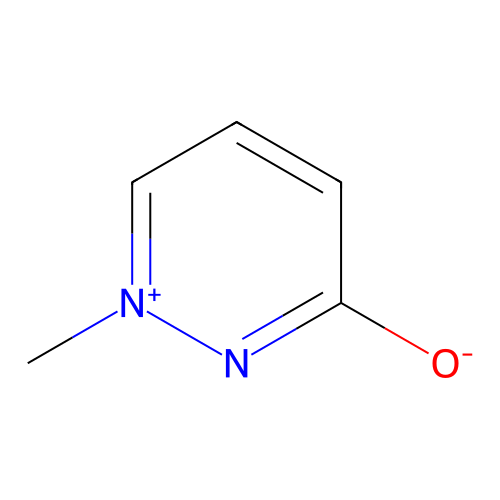 1-Methylpyridazin-1-ium-3-olate structure