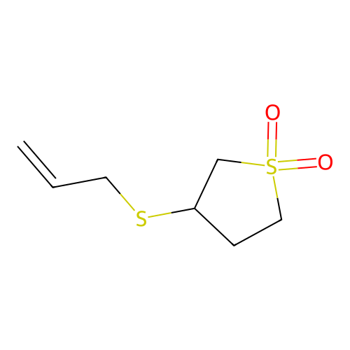 3-Prop-2-enylsulfanylthiolane 1,1-dioxide structure