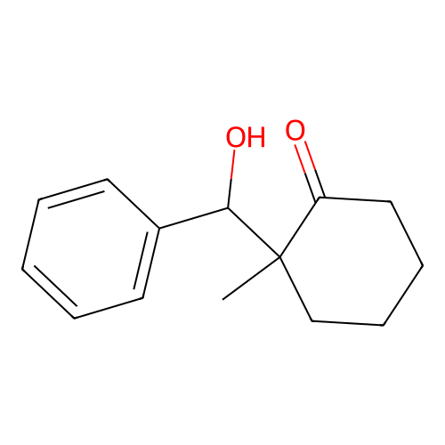 2-(Hydroxy(phenyl)methyl)-2-methylcyclohexanone structure