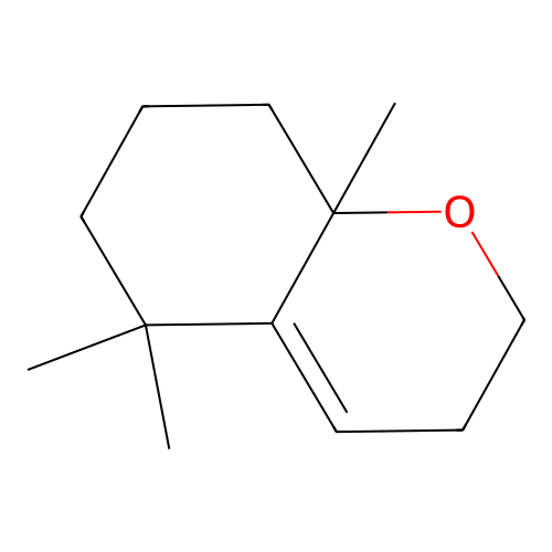 5,5,8a-Trimethyl-3,5,6,7,8,8a-hexahydro-2H-chromene structure