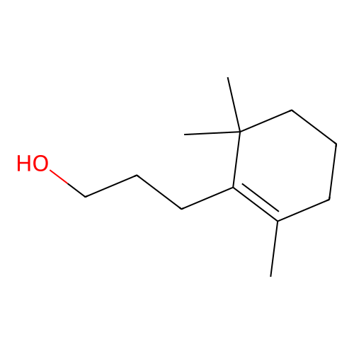 1-Cyclohexene-1-propanol, 2,6,6-trimethyl- structure