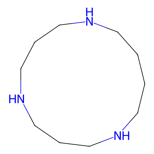 1,5,9-Triazacyclotridecane structure